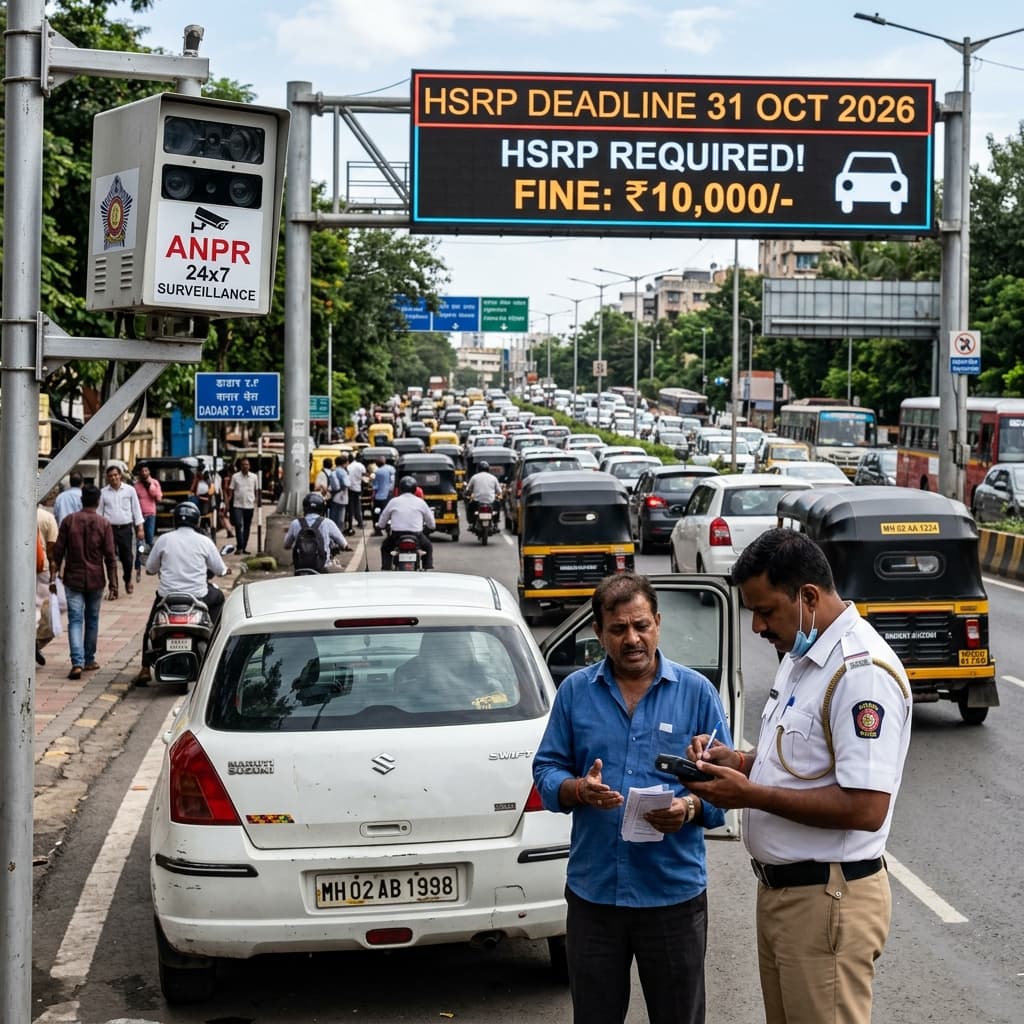 State-wise HSRP Deadlines 2026: Will You Get a ₹10,000 Traffic Challan Tomorrow?